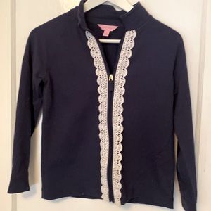 Lilly Pulitzer zip up sweatshirt